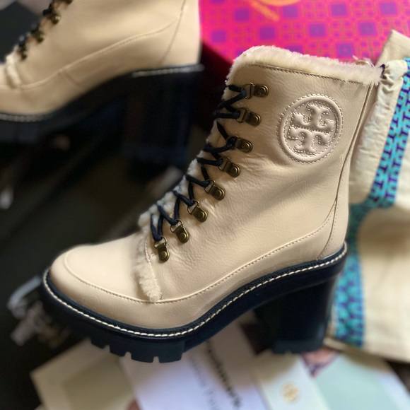 Tory Burch Miller Lug Sole Platform Boot - Picture 1 of 13